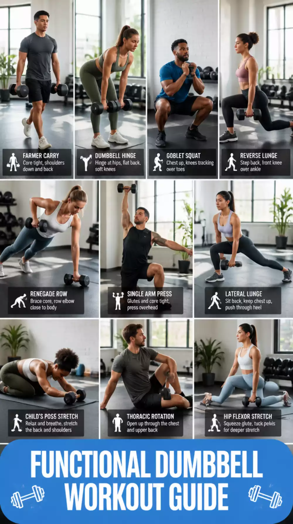 Functional Dumbbell Workout Guide That Maps Movements to Daily Life Tasks