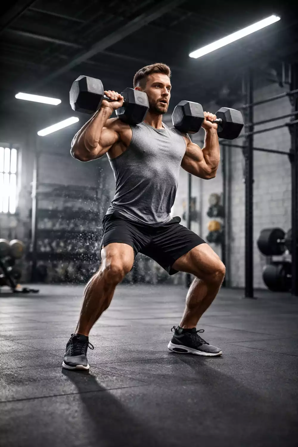 Dumbbell Power Clean That Builds Explosive Full Body Athleticism