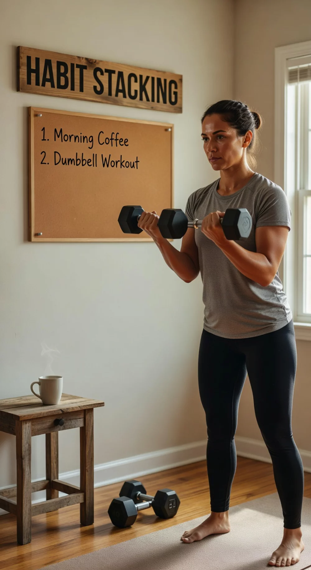 The Habit Stacking Dumbbell Trick That Makes Training Feel Automatic