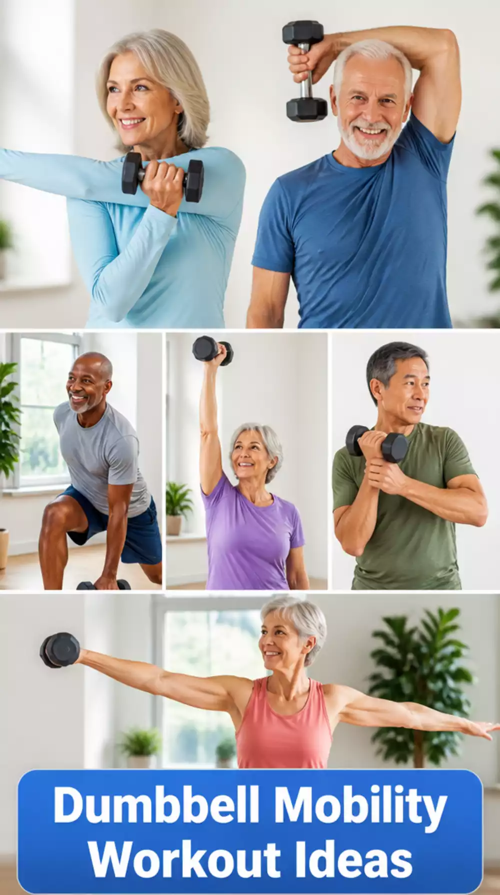 Dumbbell Mobility Workout for Over 50 That Keeps Joints Moving Freely