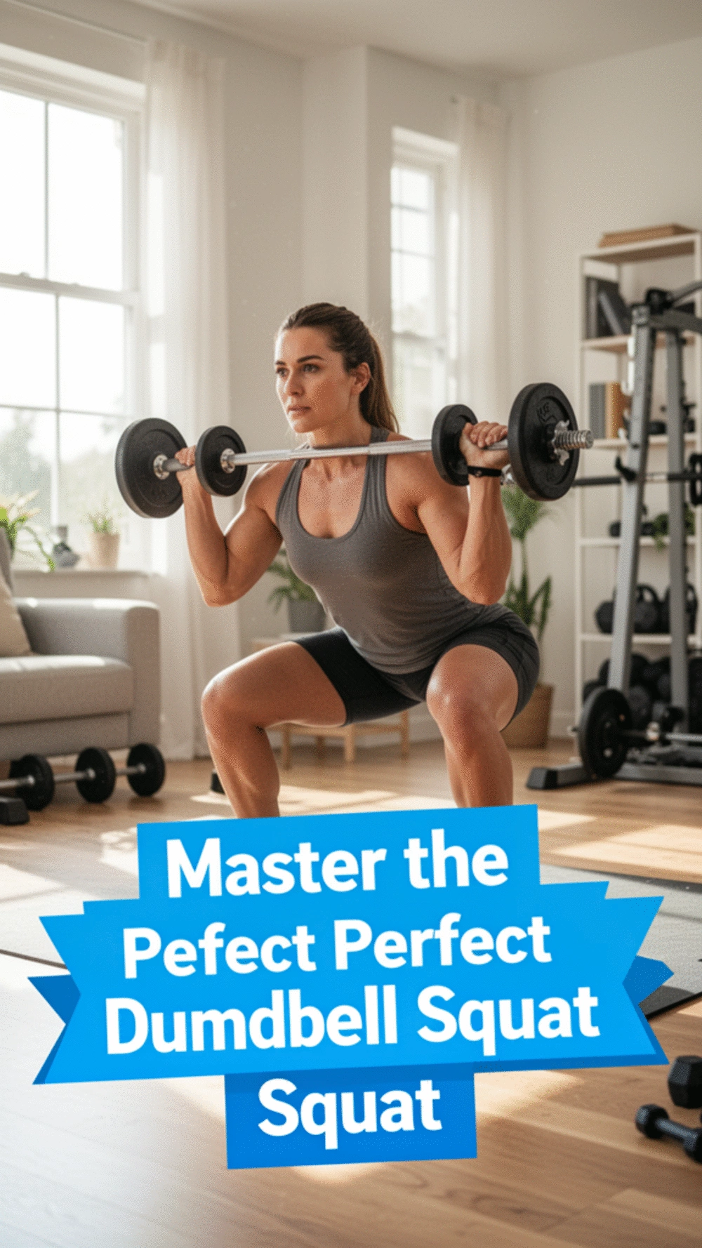 Master the Perfect Dumbbell Squat for Stronger Legs and Glutes