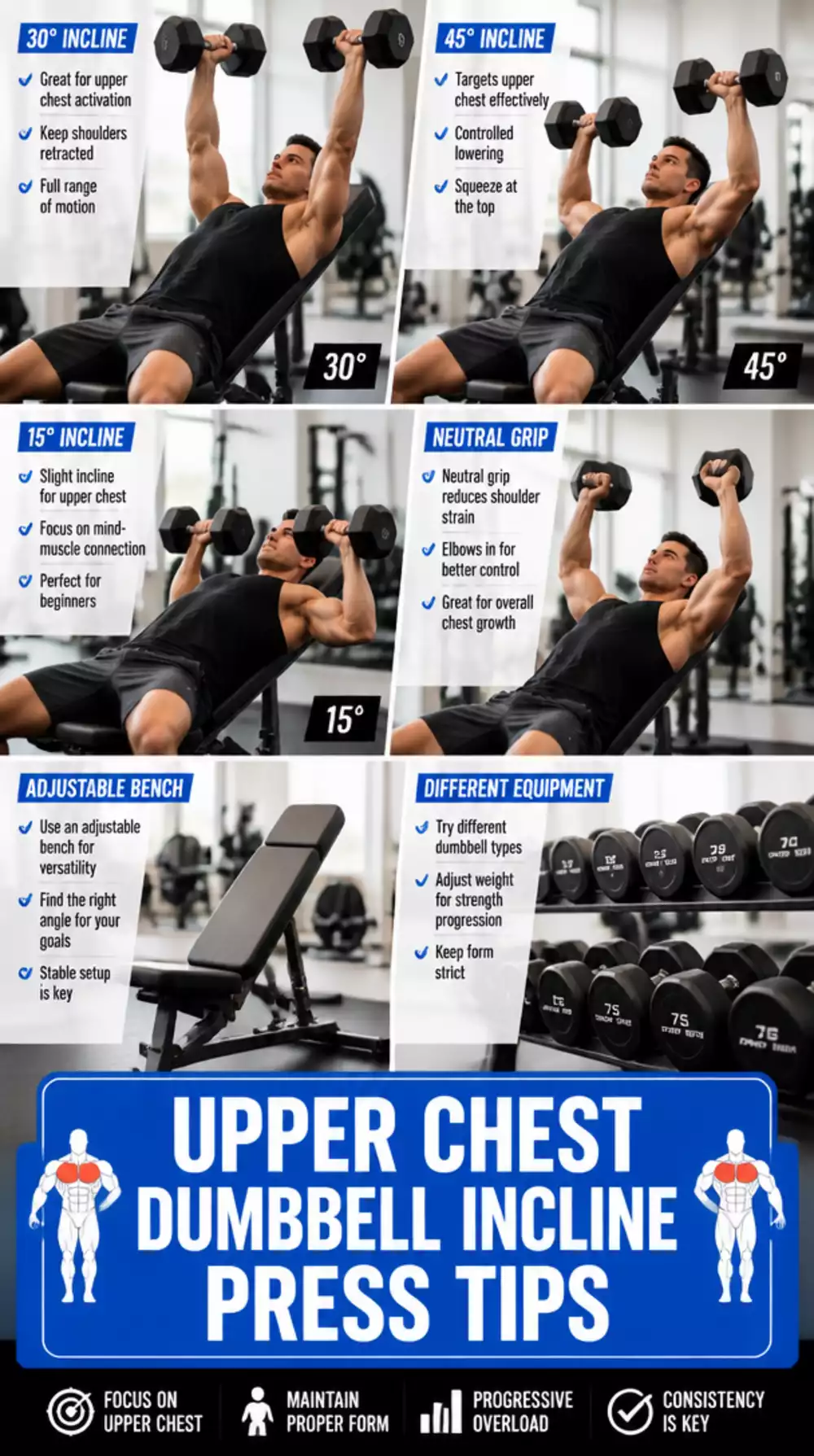 Dumbbell Incline Press Variation That Hits the Upper Chest Hard
