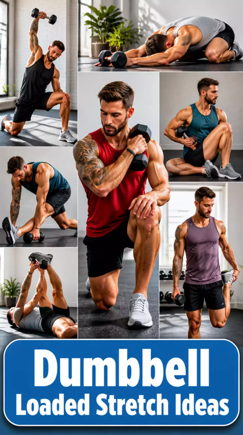 Dumbbell Loaded Stretch That Increases Flexibility While Building Strength