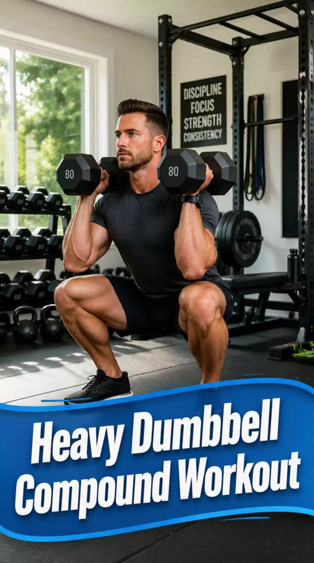 Heavy Dumbbell Compound Workout That Triggers Maximum Muscle Growth