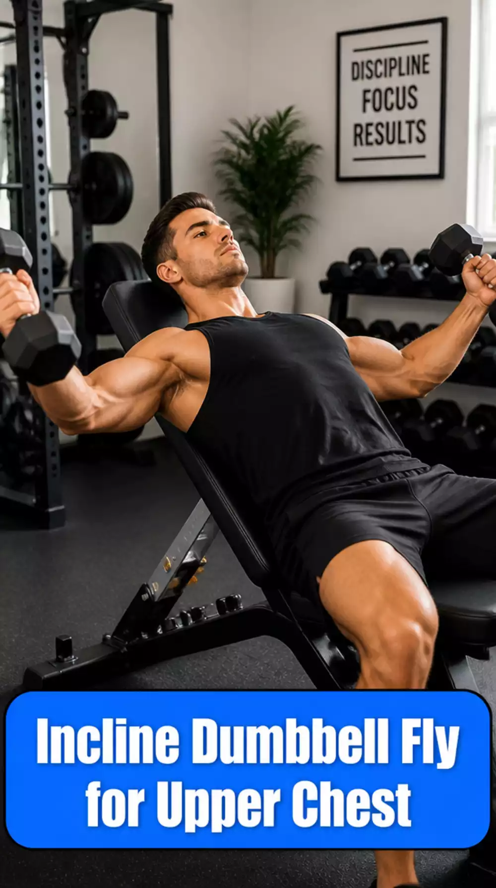 Incline Dumbbell Fly That Builds Upper Chest and Front Delt Together